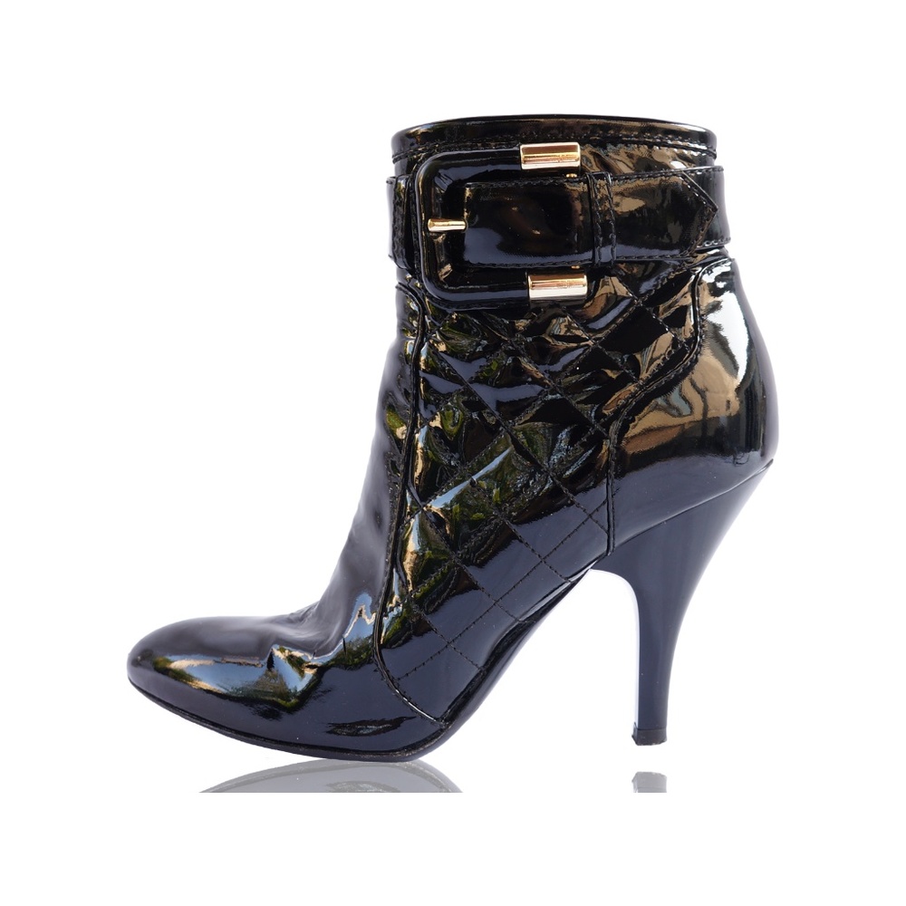 Burberry Patent Leather Ankle Boot
